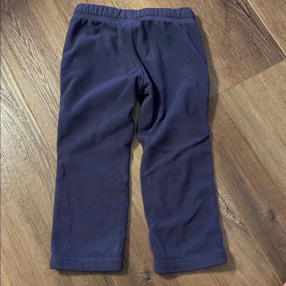 Carter’s flannel navy blue elastic waist pants 2T